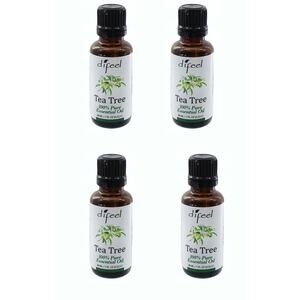 Tea Tree Oil Difeel Tea Tree 100% Pure Essential Oil 1 fl oz 4 Pack